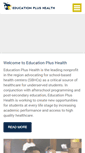 Mobile Screenshot of educationplushealth.com
